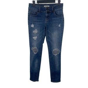 Refuge Denim Jeans Blue Distressed Skinny Size 2